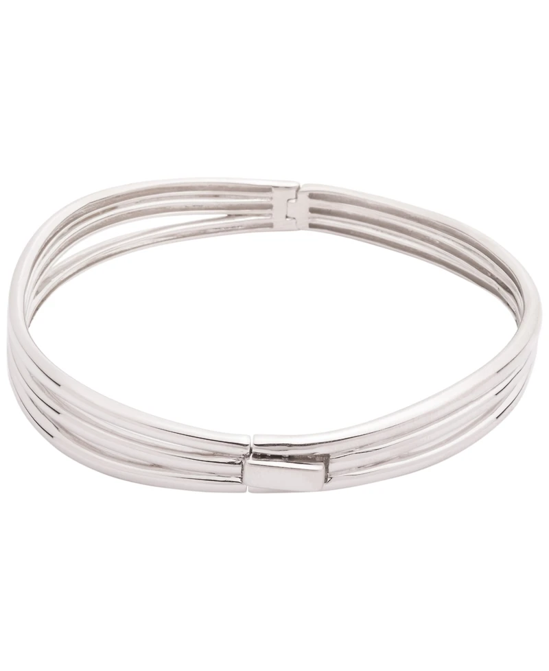Lauren Ralph Lauren Sterling Silver Rigid Bangle Bracelet