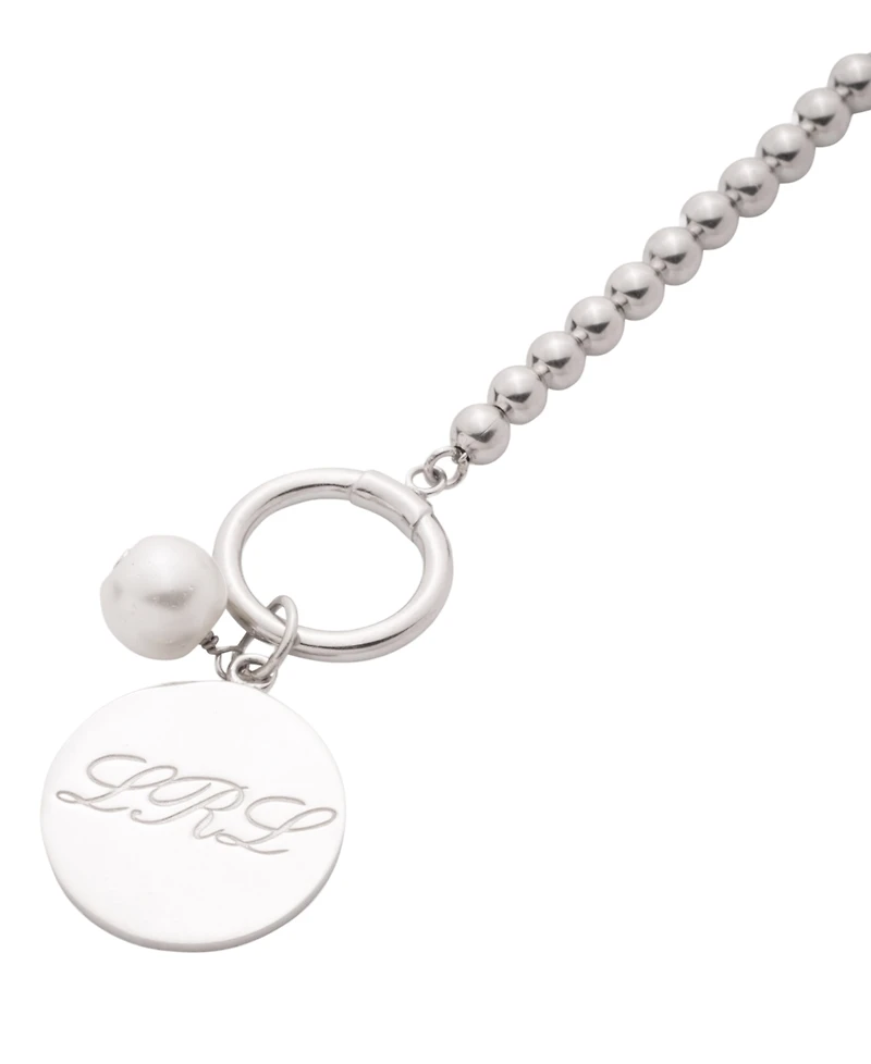 Lauren Ralph Lauren Sterling Silver Imitation Pearl Bracelet