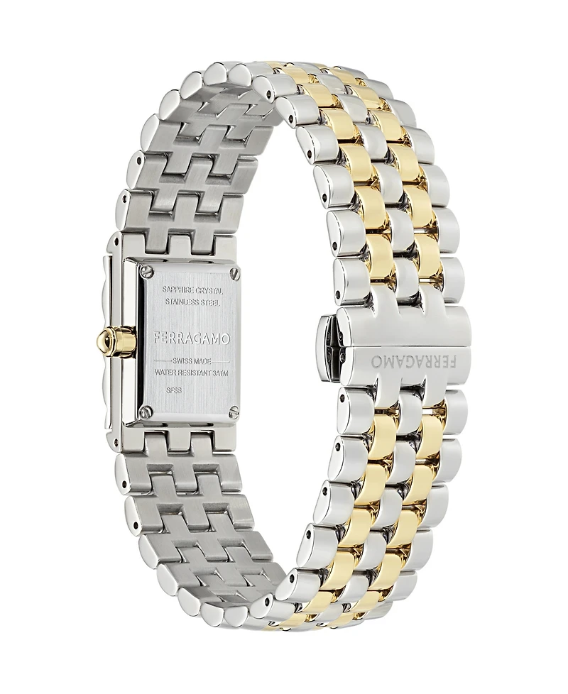 Ferragamo Women's Duo Mini Two-Tone Stainless Steel Bracelet Watch 18.5mm x 20mm