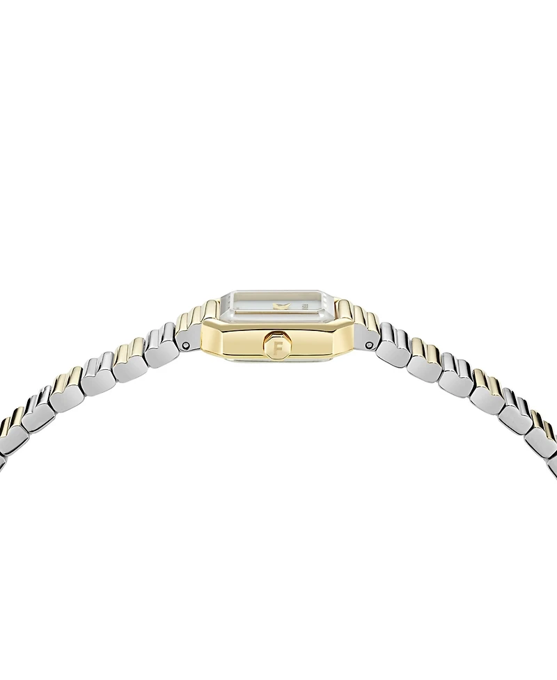 Ferragamo Women's Crystal Petite Two-Tone Stainless Steel Bracelet Watch 15mm x 20mm
