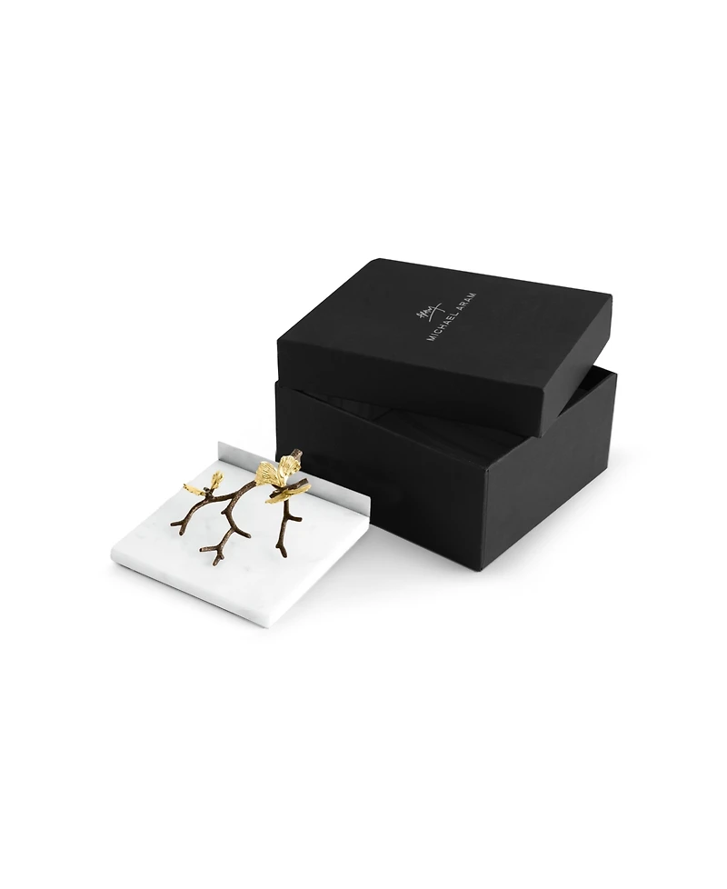 Butterfly Ginkgo Dinner Napkin Holder