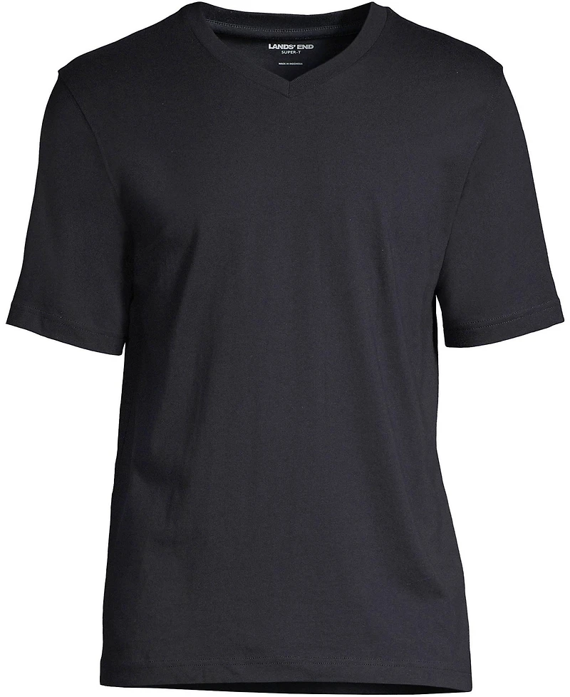 Lands' End Men's Tall Super-t Short Sleeve V-Neck T-Shirt
