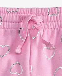 Epic Threads Girls' 12M-5T Metallic-Heart Sweatpants, Macy's Exclusive