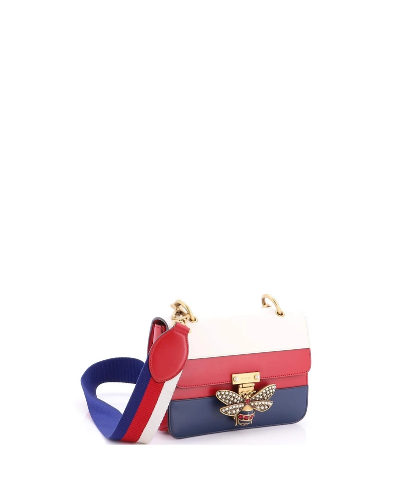 Pre-Owned Gucci Medium Queen Margaret Flap Bag Colorblock Leather