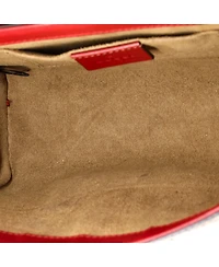 Pre-Owned Gucci Small Padlock Shoulder Bag Gg Coated Canvas and Leather