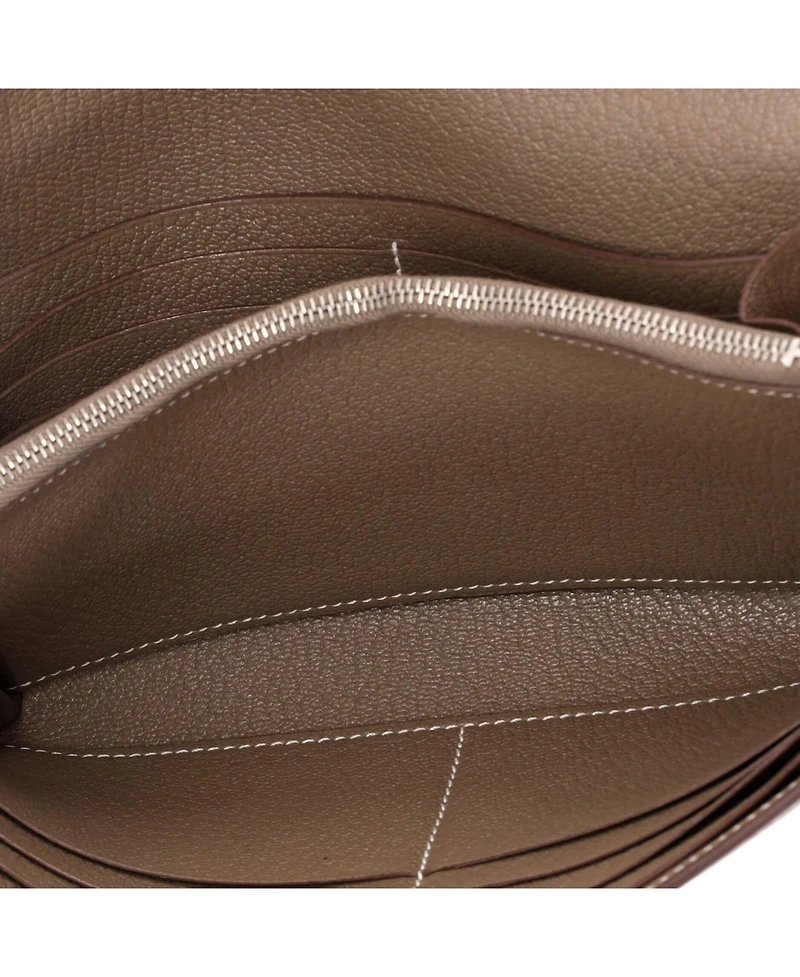 Pre-Owned HERMES Long Kelly Wallet Chevre Mysore