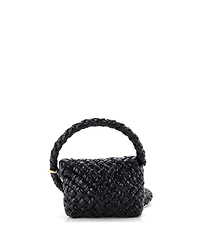 Pre-Owned Bottega Veneta Kalimero Citta Shoulder Bag Intrecciato Plisse Leather