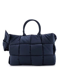 Pre-Owned Bottega Veneta Large Arco Tote Maxi Intrecciato Nylon