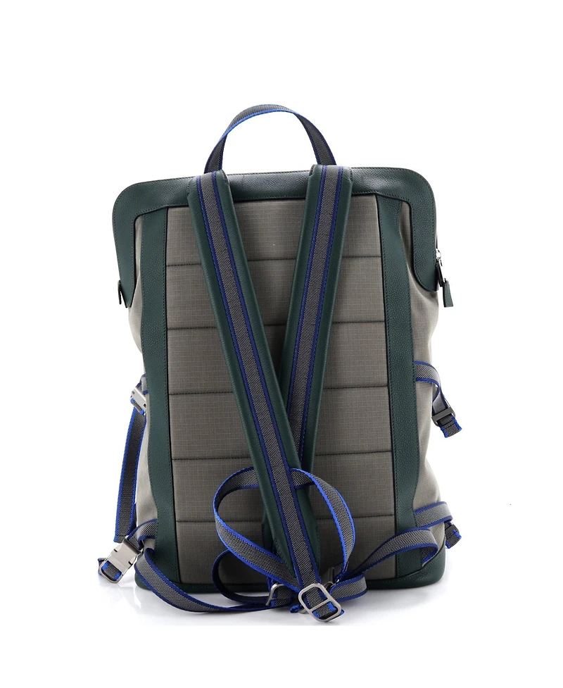 Pre-Owned HERMES Off Piste Backpack Toile with Leather