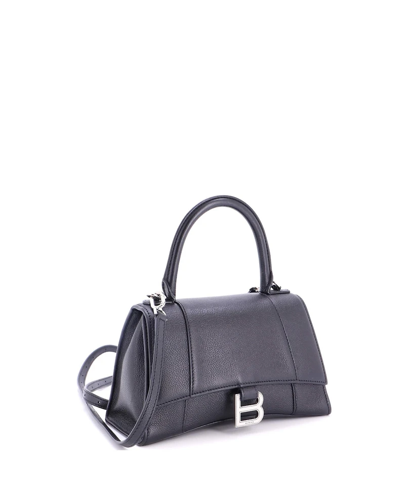 Pre-Owned Balenciaga Hourglass Top Handle Bag Leather