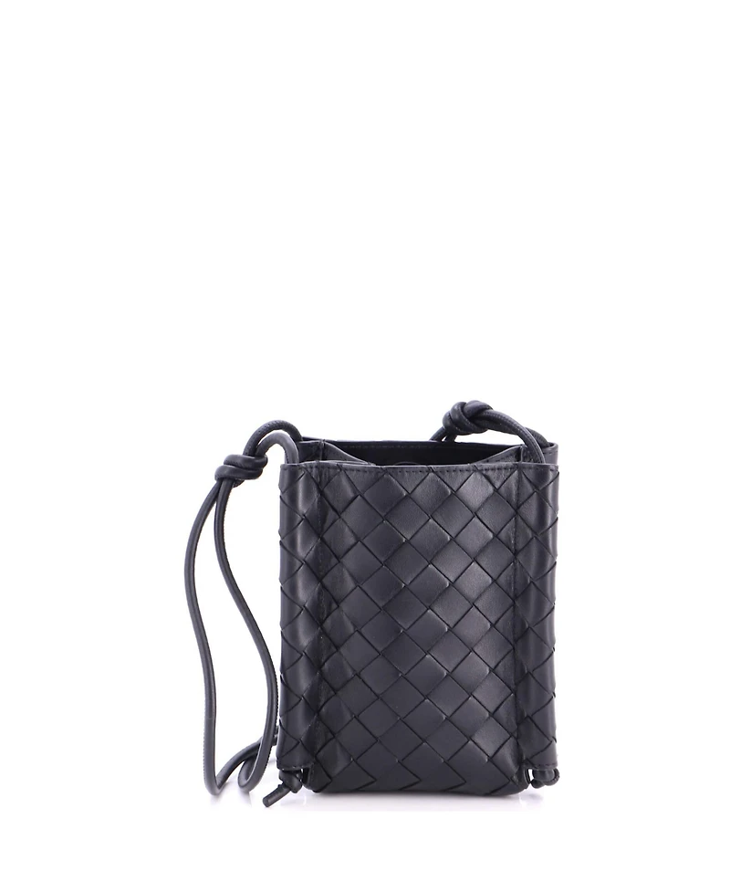 Pre-Owned Bottega Veneta Mini The Knot Bag Intrecciato Nappa