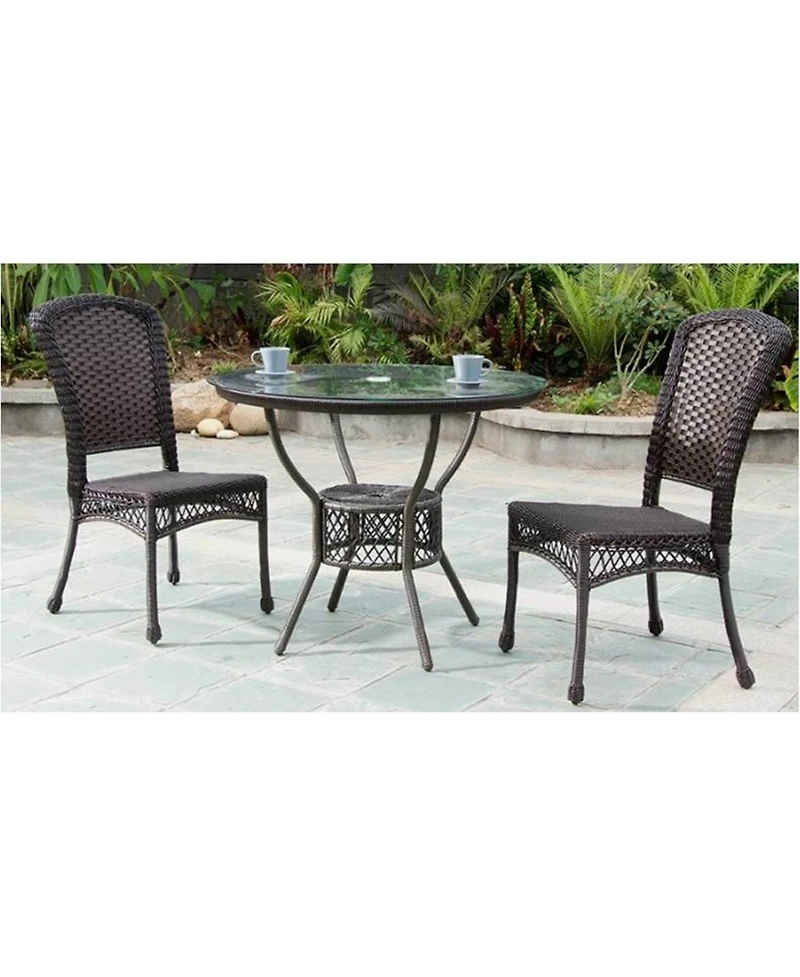 Jiallo 5 Piece Earth Collection Outdoor Garden Patio Dinning Furniture Set