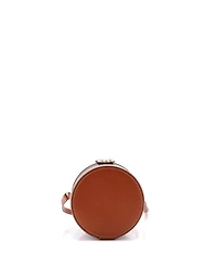 Pre-Owned Celine Medium Tambour Bag Triomphe Coated Canvas