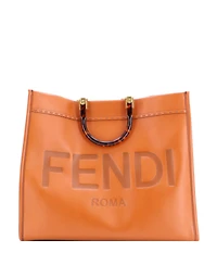 Pre-Owned Fendi Large Sunshine Shopper Tote Leather