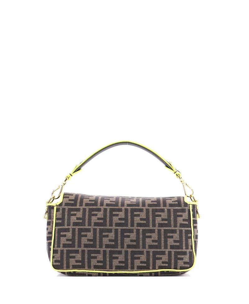 Pre-Owned Fendi Medium Baguette Nm Bag Zucca Canvas
