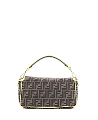 Pre-Owned Fendi Medium Baguette Nm Bag Zucca Canvas