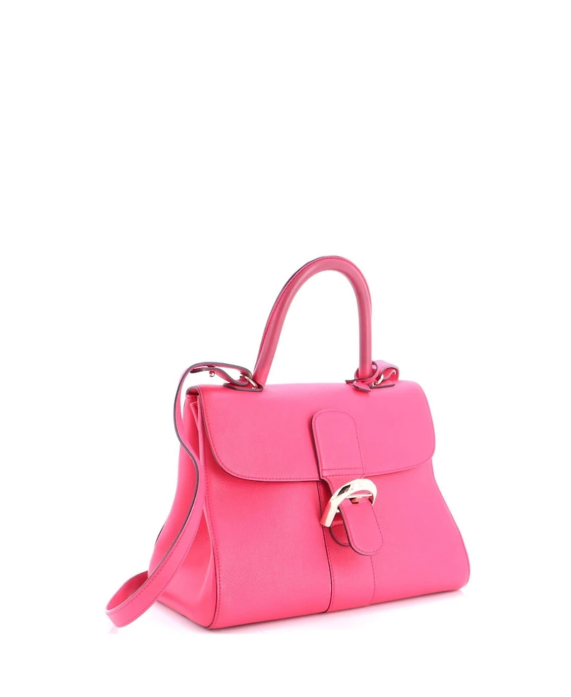 Pre-Owned Delvaux Mm Brillant Top Handle Bag Leather