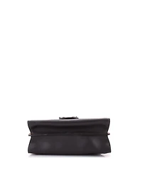 Pre-Owned Dolce & Gabbana Small Amore Flap Shoulder Bag Leather with Suede