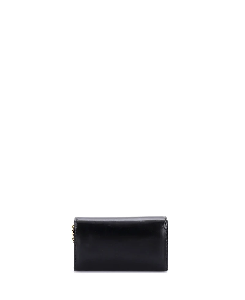 Pre-Owned Chloe Iconic Flap Wallet on Chain Leather