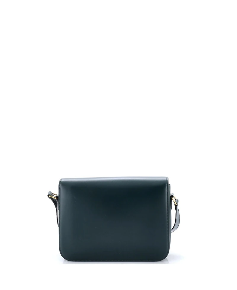 Pre-Owned Celine Large Triomphe Shoulder Bag Smooth Calfskin