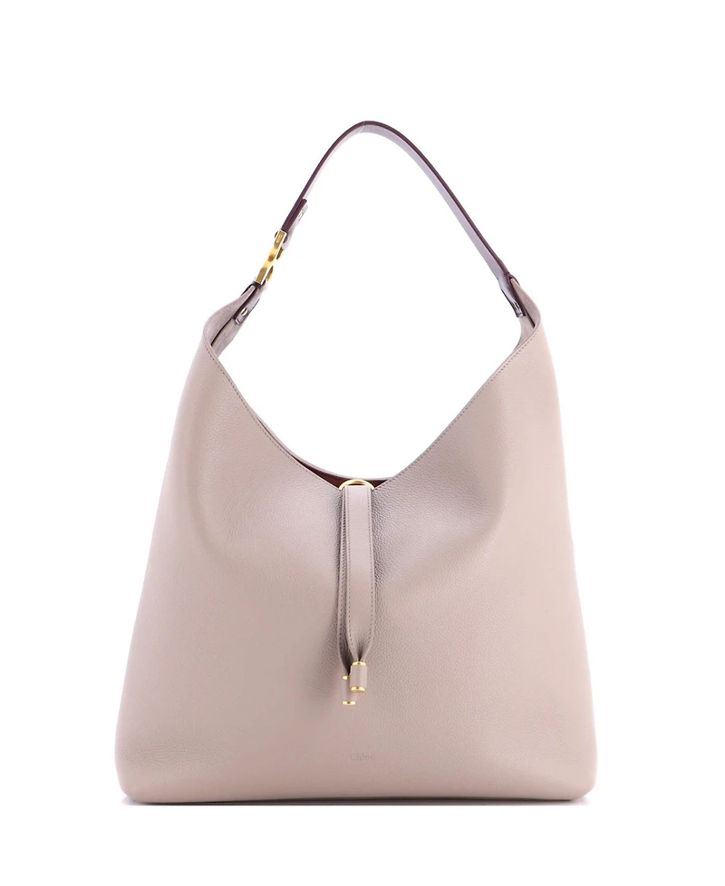 Pre-Owned Chloe Marcie Nm Hobo Leather