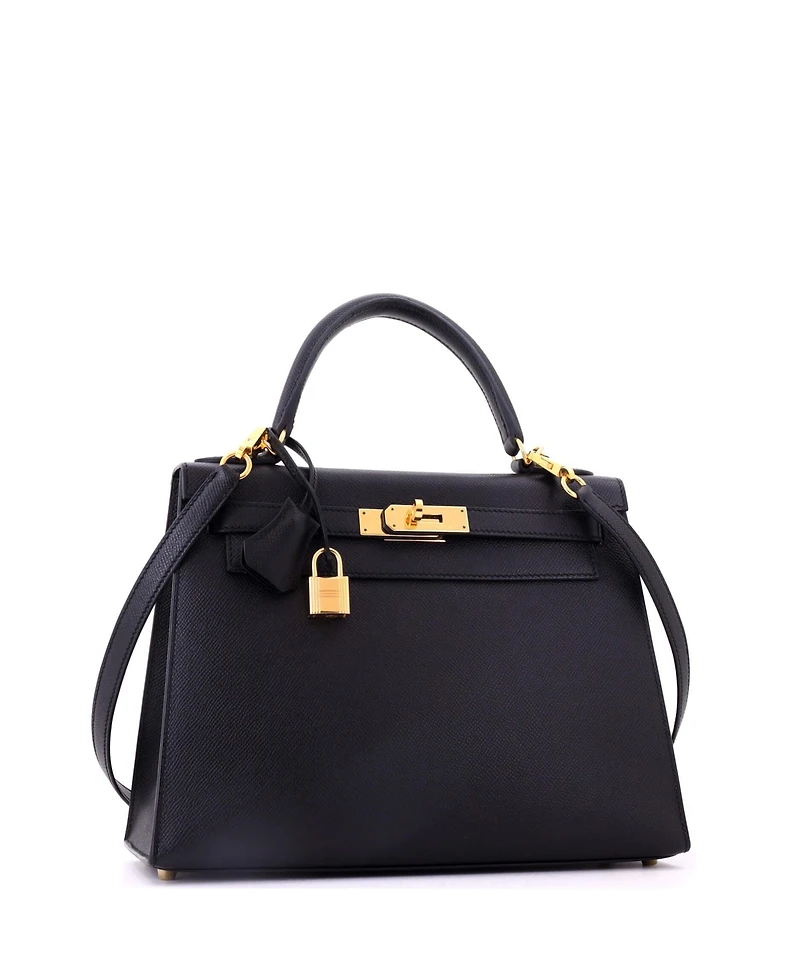 Pre-Owned HERMES Kelly Handbag Epsom with Gold Hardware