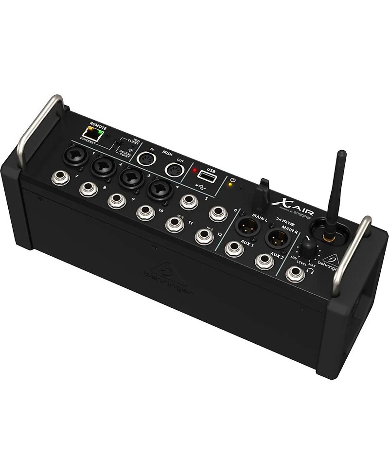 Behringer X Air XR12 12-Input Digital Mixer with 4 Programmable Midas Preamps for iPad/Android Tablets