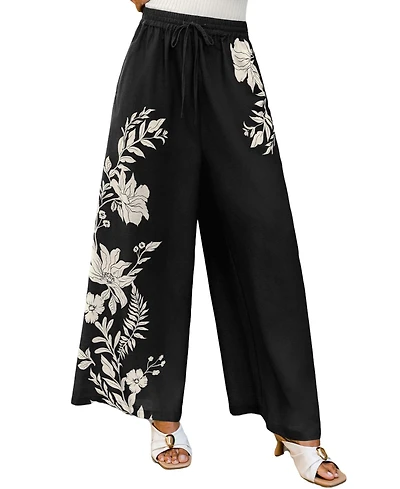 Cupshe Women's Walking on Petals Floral Pants