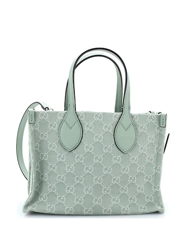 Pre-Owned Gucci Medium Ophidia Shopper Tote Gg Denim