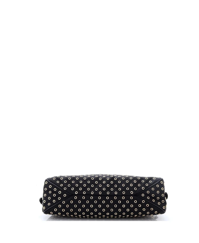 Pre-Owned Prada Medium Aimee Shoulder Bag Re-Nylon with Grommets