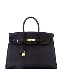 Pre-Owned HERMES Birkin 35 Handbag Togo with Gold Hardware