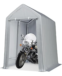 gaomon Portable Shed Outdoor Motorcycle Covers Storage Shelter, Heavy Duty Storage Shed