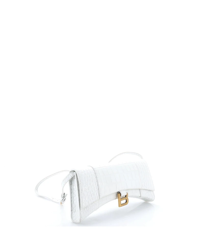 Pre-Owned Balenciaga Hourglass Stretch Sling Bag Embossed Leather