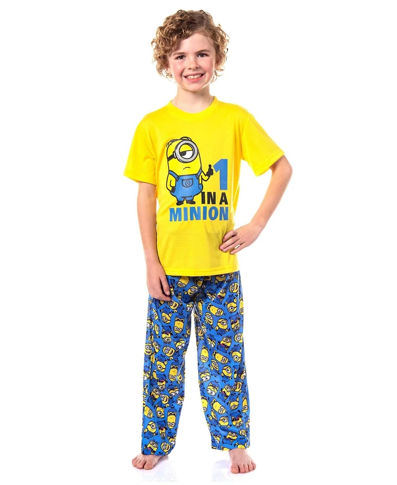 Minions Toddler Boys Pajamas One A Minion Sleep Shirt and Pant 2-Piece Set