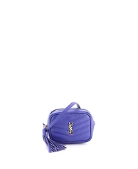 Pre-Owned Saint Laurent Baby Lou Camera Bag Matelasse Chevron Leather