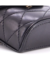 Pre-Owned Saint Laurent June Box Bag Charm Quilted Leather