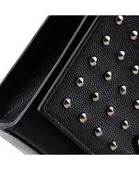 Pre-Owned Saint Laurent Small Classic Monogram Crossbody Bag Studded Leather
