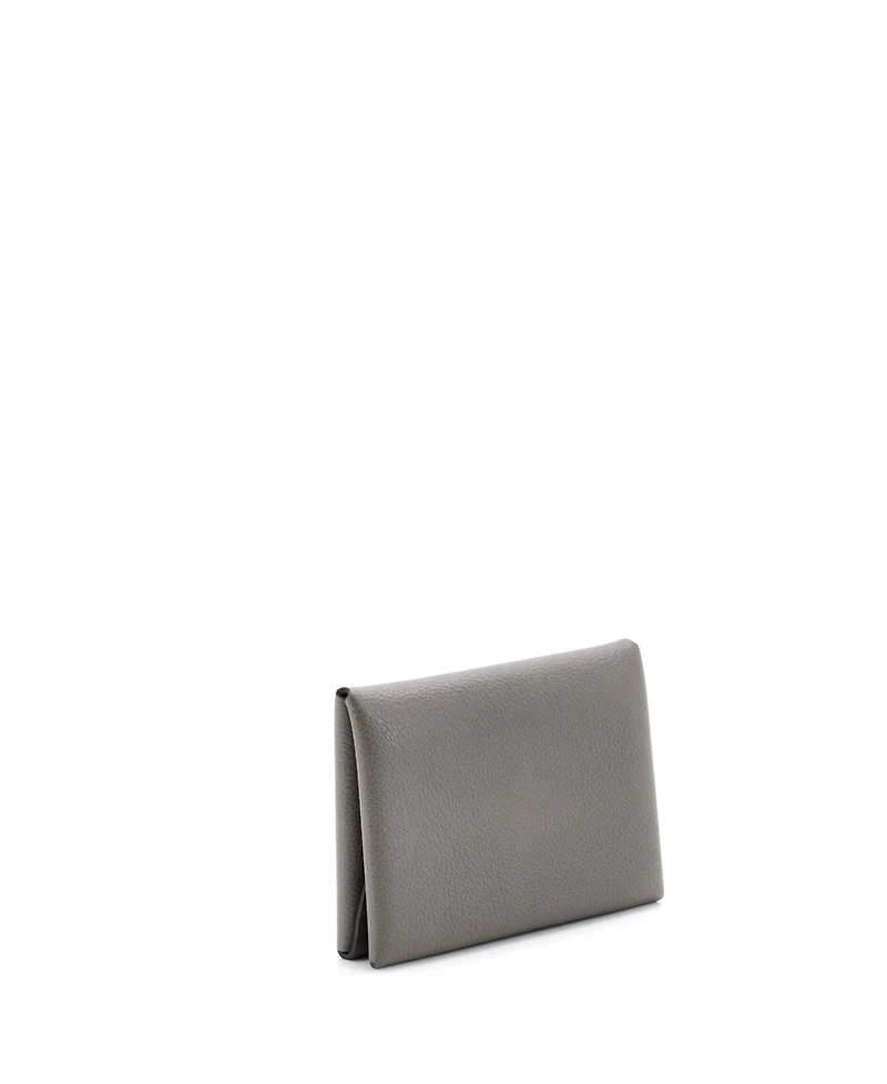 Pre-Owned HERMES Calvi Duo Card Holder Evercolor