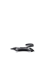 Pre-Owned HERMES Mm So Black GriGri Rodeo Bag Charm Leather