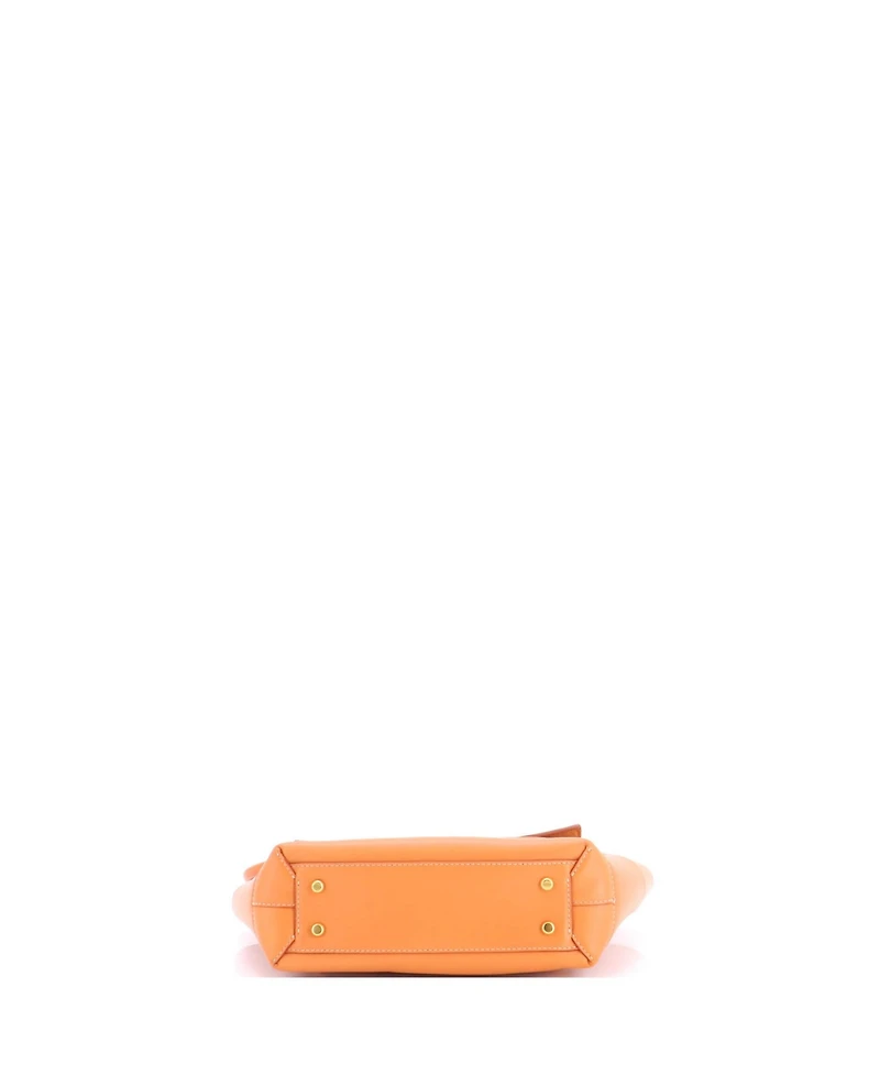 Pre-Owned Bottega Veneta Small Arco Bag Maxi Intrecciato Leather