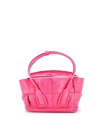 Pre-Owned Bottega Veneta Mini Arco Bag Maxi Intrecciato Leather