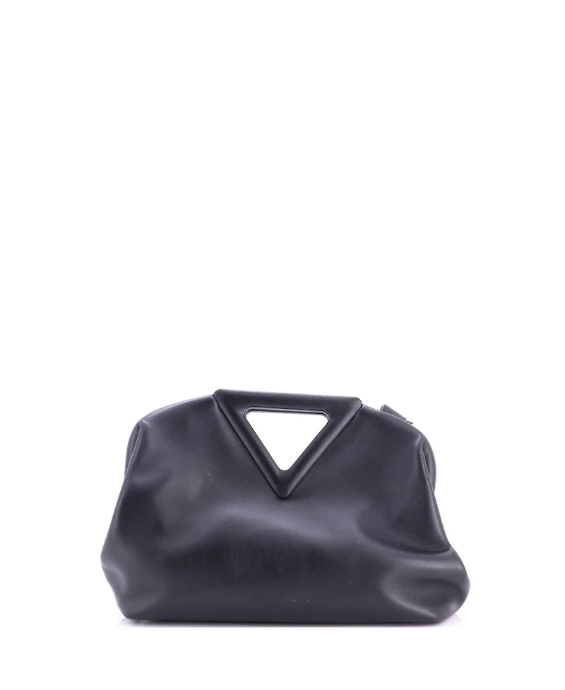 Pre-Owned Bottega Veneta Point Shoulder Bag Leather