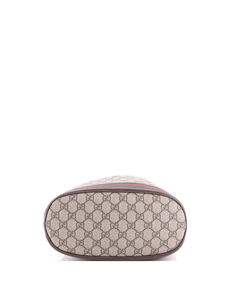 Pre-Owned Gucci Medium Ophidia Bucket Bag Gg Coated Canvas