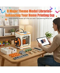 Ltmate Mini 3D Printer, Fully Assembled, App and WiFi Control, Auto Leveling