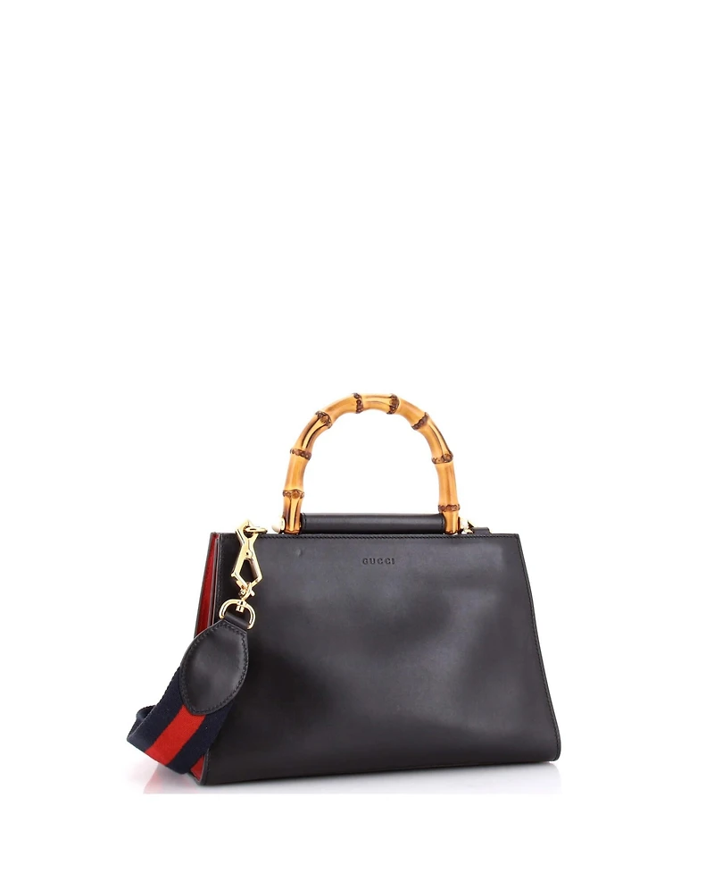 Pre-Owned Gucci Small Nymphaea Top Handle Bag Leather