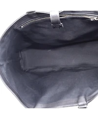 Pre-Owned Gucci Xl Web Buckle Top Handle Tote Leather