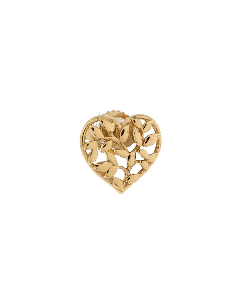 Pre-Owned Tiffany & Co Paloma Picasso Olive Leaf Heart Stud Earrings