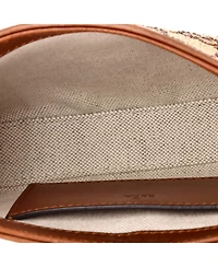 Pre-Owned Gucci Mini Jackie 1961 Chain Hobo Crystal Embellished Gg Canvas