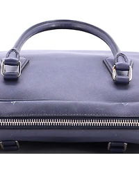 Pre-Owned Prada Large Zip Around Briefcase Saffiano Leather