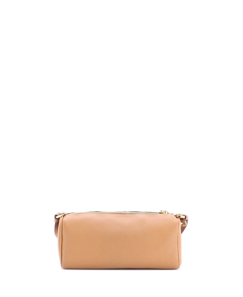 Pre-Owned Prada Zip Buckle Pouch Shoulder Bag Leather